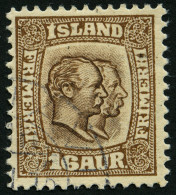 ISLAND 55 O, 1907, 10 A. Doppelportrait, Pracht, Mi. 35.- - Other & Unclassified