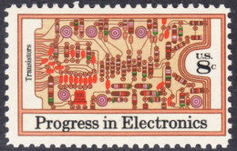 !a! USA Sc# 1501 MNH SINGLE (a1) - Electronics Progress - Ungebraucht