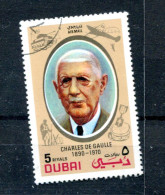 Thème Général De Gaulle - Dubai Yvert PA 88 Oblitéré - T 1532 - De Gaulle (General)