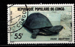 - CONGO - 1982 - YT N° 686 - Oblitérés -  Tortues - Usados