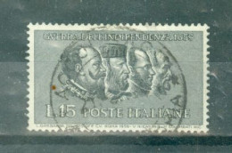 ITALIE - N°793 Obliéré - Centenaire De La Guerre D'indépendance. Sujets Divers. - 1946-60: Afgestempeld
