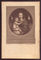 Image Pieuse " La Vierge Aux Candélabres " 1ère Communion 1932 - Images Religieuses