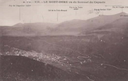 LE MONT DORE, VU DU SOMMET DU CAPUCIN REF 16704 - Le Mont Dore