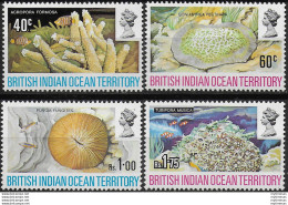 1972 British Indian Ocean Territory Coral 4v. MNH SG N. 41/44 - Autres & Non Classés