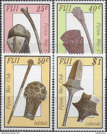 1986 Fiji Ancient War Clubs 4v. MNH S.G. N. 747/50 - Otros & Sin Clasificación