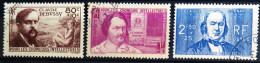 FRANCE                           N° 462/464                OBLITERE               Cote : 27 € - Used Stamps
