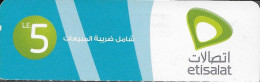 EGYPT - Etisalat - 5LE - Used (ETI-01-005-01) - Egitto