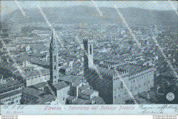 Bo492 Cartolina Firenze Citta' Panorama Dal Palazzo Pretorio 1905 - Firenze (Florence)