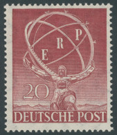BERLIN 71 **, 1950, 20 Pf. ERP, Postfrisch, Pracht, Mi. 100.- - Otros & Sin Clasificación