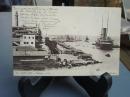 Cpa Port-Saïd Harbour 1919-20 - Puerto Saíd