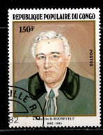 - CONGO - 1982 - YT N° 667 - Oblitéré -  Roosevelt - Usados