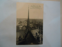 FRANCE   POSTCARDS  NOTRE DAME  1927 STAMPS - Autres & Non Classés