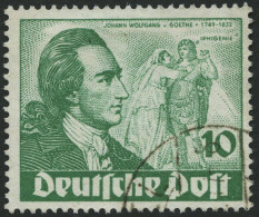 BERLIN 61 O, 1949, 10 Pf. Goethe, Pracht, Mi. 70.- - Used Stamps
