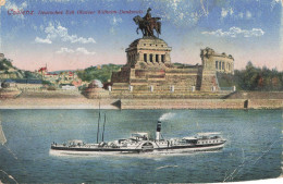 COBLENZ - DEUTSCHES ECK - Autres & Non Classés