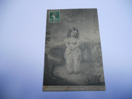 THEMES ENFANTS CARTE ANCIENNE DE 1907 JULIA DE LAMARTINE D'APRES LE CRAYON DE MADAME DE LAMARTINE /BE - Andere & Zonder Classificatie