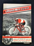 Programme De Course Courses Velo Grand Prix De Suisse Octobre 1955 - Sport Cyclisme - Programs