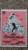 CPM ILLUSTRATEUR PEYNET FILM CINEMA LES AMOUREUX MOTOCYCLETTE ANGE OISEAUX MAURO BOLOGNINI - Peynet