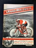 Programme De Course Courses Velo Grand Prix De Suisse Septembre 1954 - Sport Cyclisme - Programma's