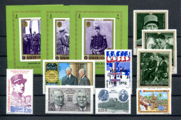 Thème Général De Gaulle - Lot De 12 Timbres Neufs - DG 1 - De Gaulle (Général)