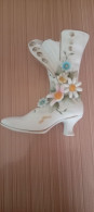 Vase Botte Ou Chaussure Soliflore Porcelaine Japon - Vazen