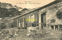 Dépt.05, Massif De La Meije, Refuge Evarist Chancel, 2 Femmes Et Chèvre ... - Autres & Non Classés