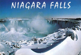 4 AK Kanada Und USA * Niagarafälle - Ansichten Der Canadian Horseshoe Falls Und American Falls Im Bundesstaat New York * - Cataratas Del Niágara