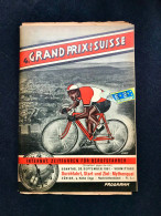 Programme De Course Courses Velo Grand Prix De Suisse Septembre 1951 - Sport Cyclisme - Programma's