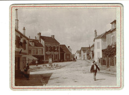 LE CHÂTELET En BRIE - PHOTOGRAPHIE ORIGINALE ALBUMINEE 19ème - Le Coin Musard - Magasin VERLIN - TRES RARE -  VOIR SCANS - Le Chatelet En Brie