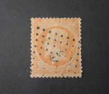 FRANCIA FRANCE 1862 NAPOLEONE III 40 CENT ORANGE YVERT N. 23 OBLITERE ANCRE - 1862 Napoleon III