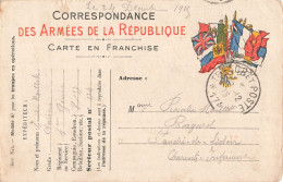 Carte Correspondance Franchise Militaire Cachet 1915 Secteur Postal 174 Emile Maillet Clairon 4e Régiment Génie - 1. Weltkrieg 1914-1918