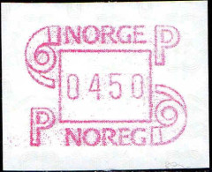 Norvège Lisa N** Yv:3-450 Mi: 2 Cors De Poste 0450 - Automatenmarken [ATM]