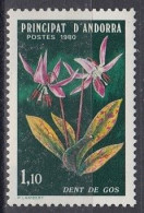 FRENCH ANDORRA 308,unused - Orchidee