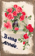 NOUVEL AN _S29199_ Bonne Année - Vase Fleurs Rises - Bonne Année - Nieuwjaar