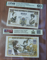 Copy Of The Romanian 500 Lei 1919  Banknote Project On Paper With Watermark And UV - Roumanie