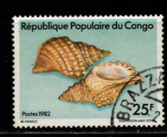 - CONGO - 1982 - YT N° 682 - Oblitéré -  Coquillage - Gebraucht
