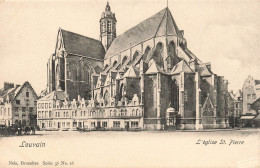 BELGIQUE - Louvain - Vue Sur L'église St Pierre - Vue De L'extérieure - Carte Postale Ancienne - Leuven