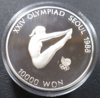 Corea Del Sud - 10.000 Won 1987 - Olimpiadi - Tuffi - KM# 57 - Korea (Süd-)