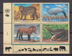 ANIMALS BIRDS 1997 United Nations Mi 222-225 MNH(**) #Fauna879 - Autres & Non Classés