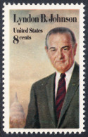 !a! USA Sc# 1503 MNH SINGLE - Lyndon B. Johnson - Neufs