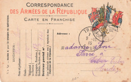 Carte Correspondance Franchise Militaire Cachet 1915 Secteur Postal 140 , 80e Régiment - Oorlog 1914-18