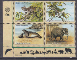 ANIMALS BIRDS 1994 United Nations Mi 162-165 MNH(**) #Fauna880 - Altri & Non Classificati