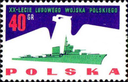 Pologne Poste N** Yv:1291 Mi:1426 Bateau De Guerre - Unused Stamps