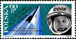 Pologne Poste N** Yv:1282 Mi:1416 Valentina Terechkova & Vostok VI - Unused Stamps