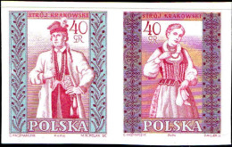 Pologne Poste N** Yv:1005A-6A Costumes De Cracovie - Neufs