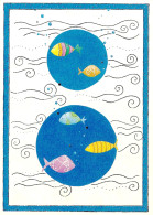 *CPM - Illustration De Poissons Signé DR - Contemporain (à Partir De 1950)