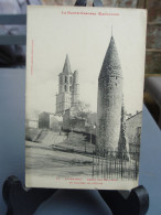 Cpa AVIGNONET Reste Des Remparts Et Clocher De L'Eglise 1915. FM Ecrit D'un Terrotorial Morlaix - Autres & Non Classés