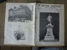 Le Monde Illustré Juin 1878 Exposition Universelle 1878 Pavillon Chine Pavillons Plan Grottes Et Pièces D'Eau St Denis - Magazines - Before 1900