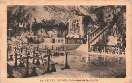 FRANCE - La Sainte Baume - Intérieure De La Grotte - Carte Postale Ancienne - Saint-Maximin-la-Sainte-Baume