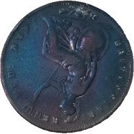 GB Royaume-Uni Cuivre /couleur Brun/ 1 Penny 1847 - Verzamelingen
