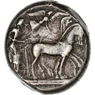 Sicile, Hieron I, Tétradrachme, 478-466 BC, Syracuse, Argent, TTB, HGC:2-1306 - Greek